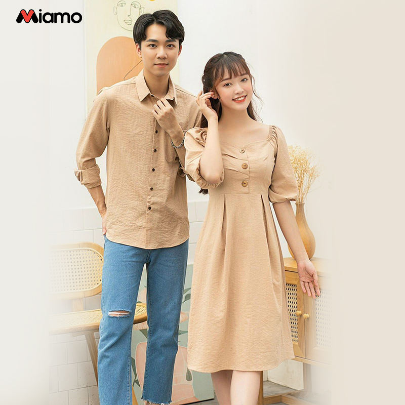 Đồ đôi nam nữ couple phong cách châu âu du lịch chụp ảnh cưới thời trang Miamo NB035 (kèm ảnh thật)
