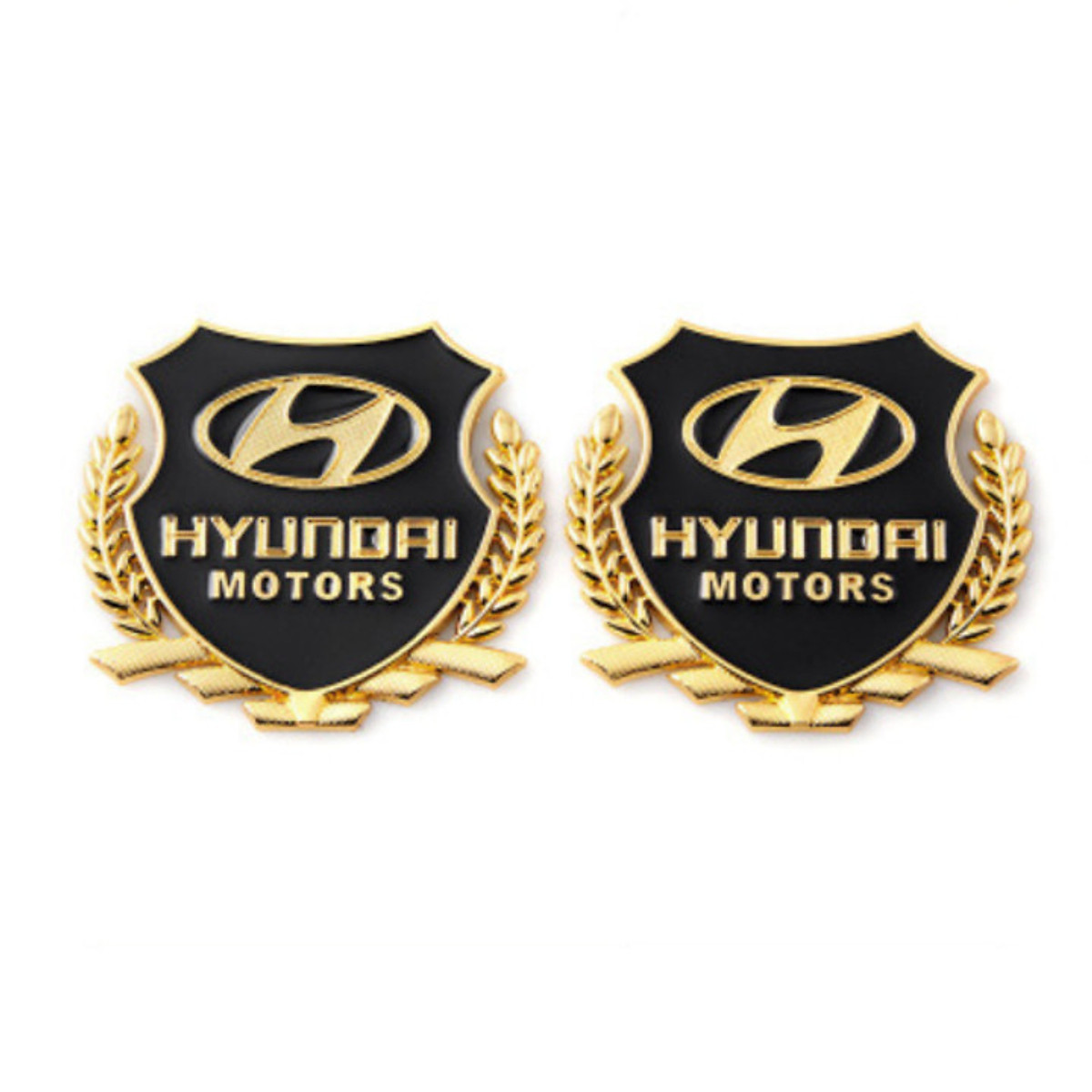 [HCM]Bộ 2 logo bông lúa dán xe ô tô