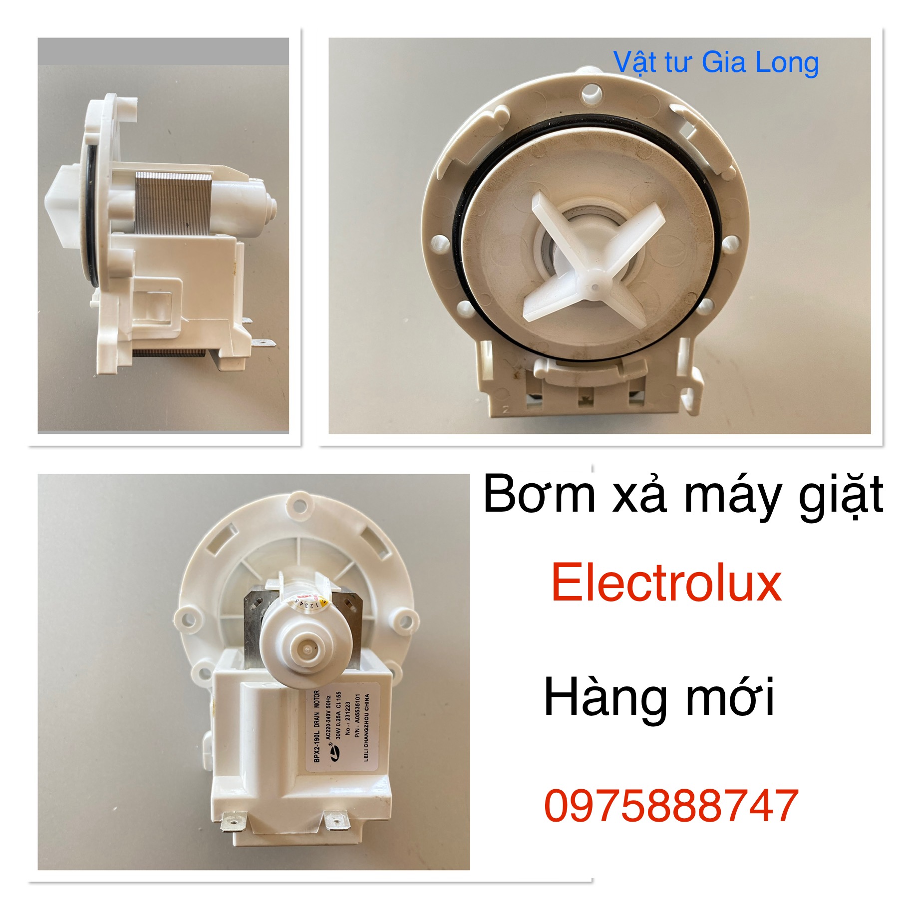 Bơm xả máy giặt Electrolux