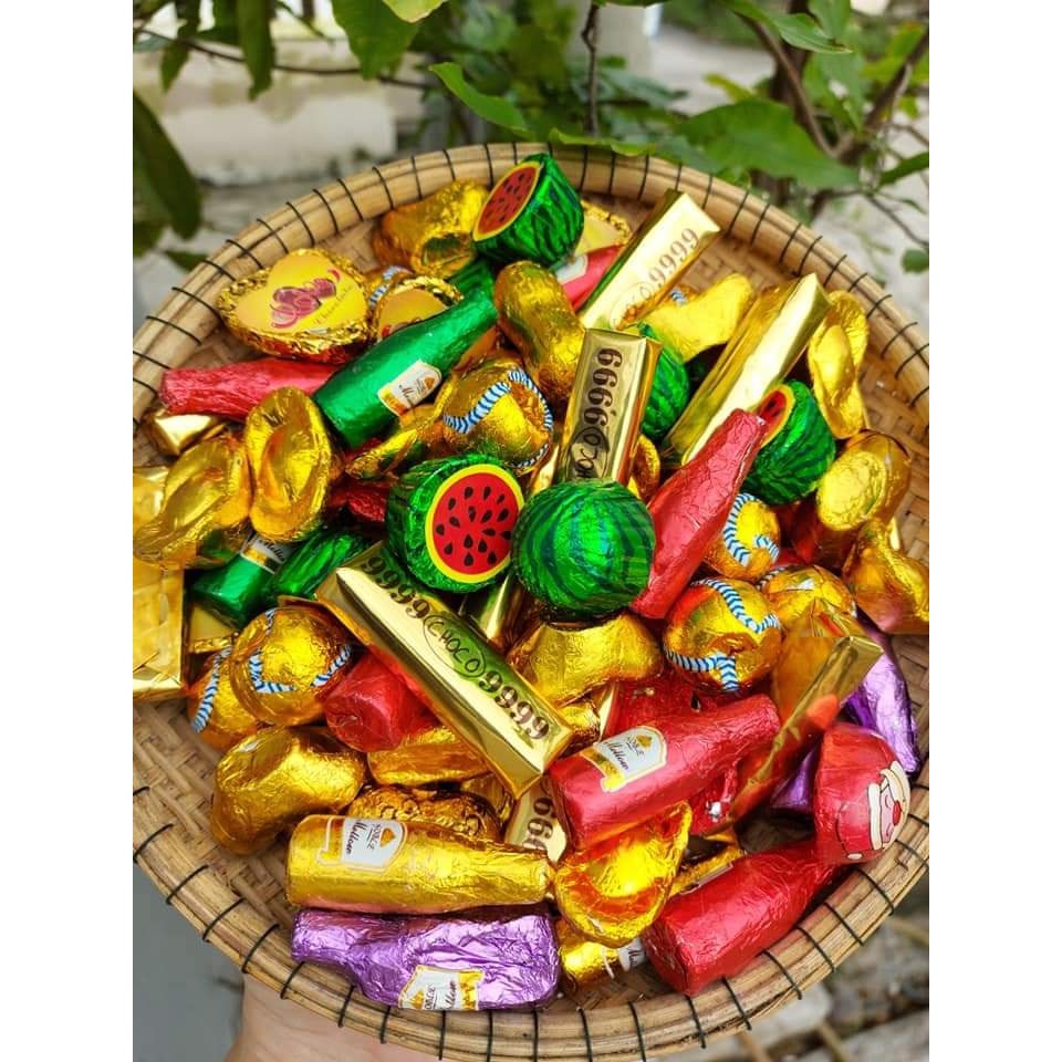 1kg socola mix vị-loại ít ngọt
