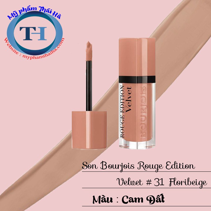 Son Bourjois Velvet 31 Floribeige cam đất