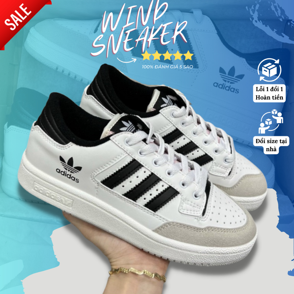 Giày Adidas Forum Superstar Mẫu Mới 2023 Cực Xịn, Sò Das 3 Màu Đen Xanh Trắng Hàng Đẹp Full Box Bill