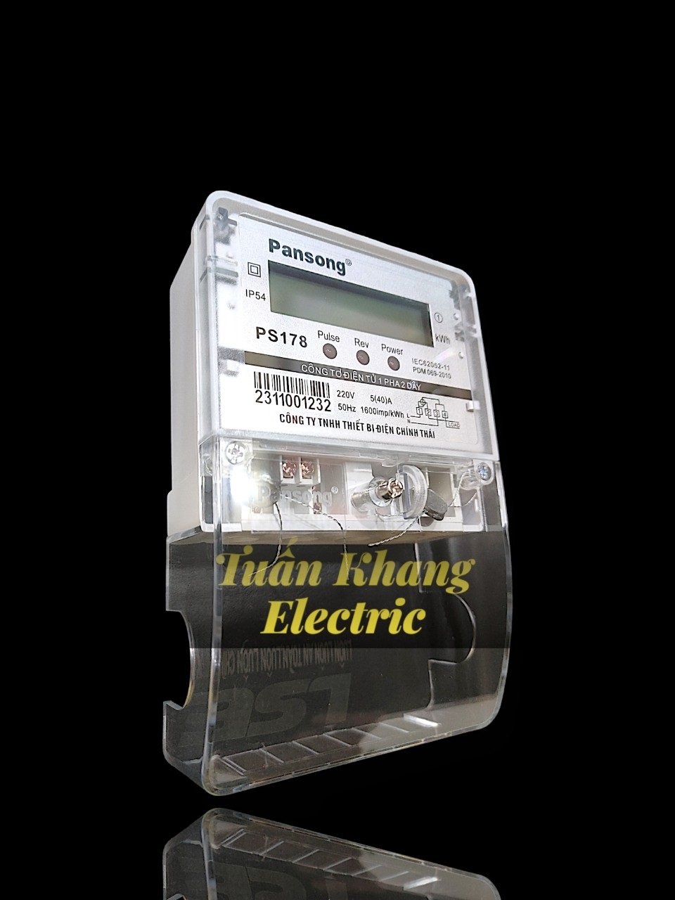 Công tơ điện tử 40a - ps178 pansong