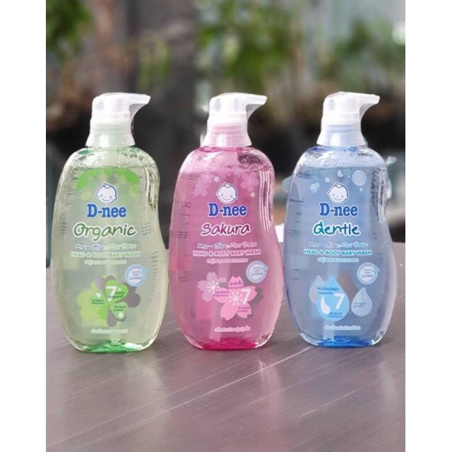 Sữa tắm gội toàn thân cho bé Dnee 800ml