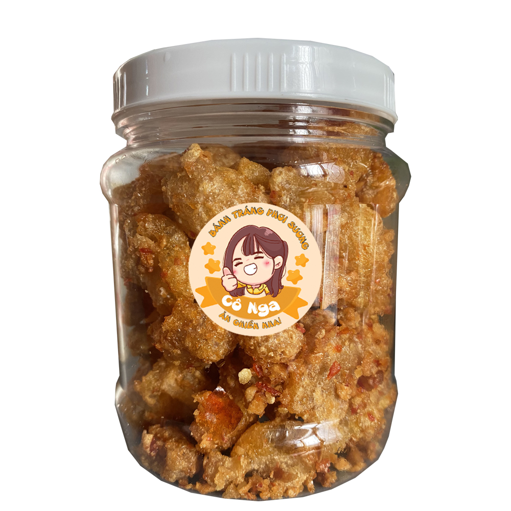 Tóp mỡ mắm tỏi Cô Nga 100gr thơm ngon giòn không hôi dầu