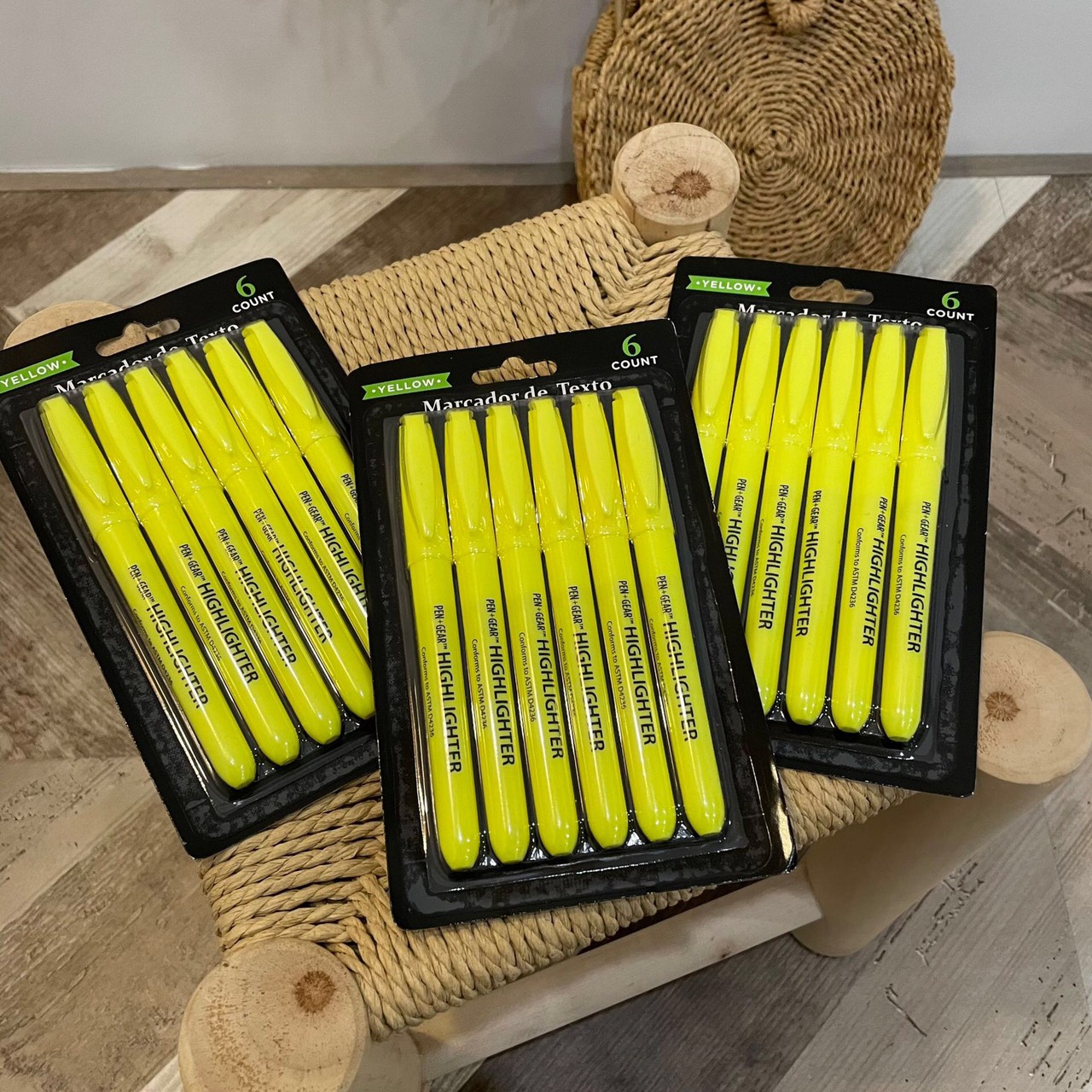 Set 6 bút dạ quang nhớ dòng Note Pens Marcado xuất dư