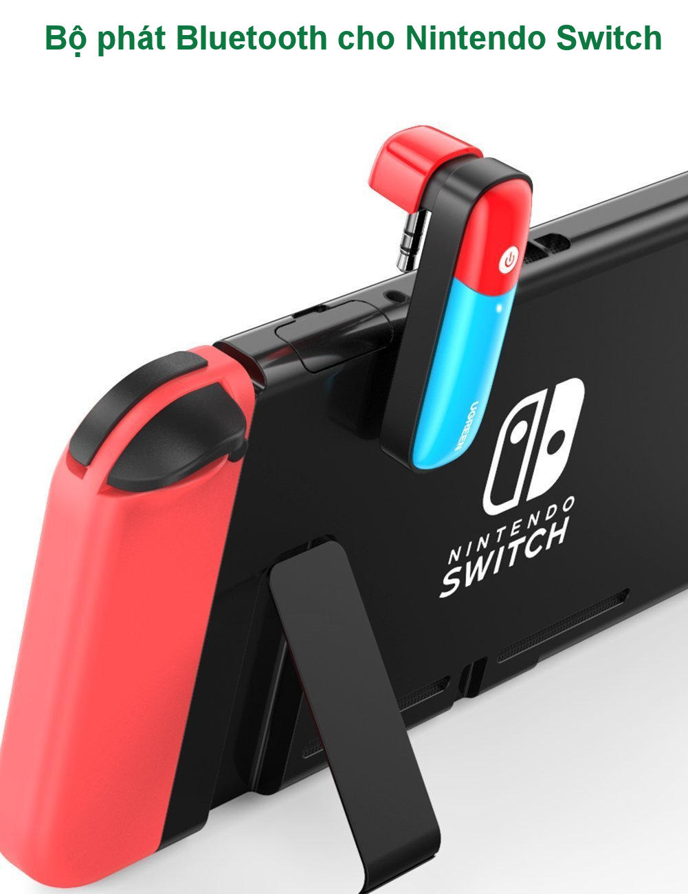 Bộ phát Bluetooth cho máy chơi game Nintendo Switch hỗ trợ APTX Low Latency UGREEN 80188 Bộ phát Bluetooth cho máy chơi game Nintendo Switch hỗ trợ APTX Low Latency UGREEN 80188