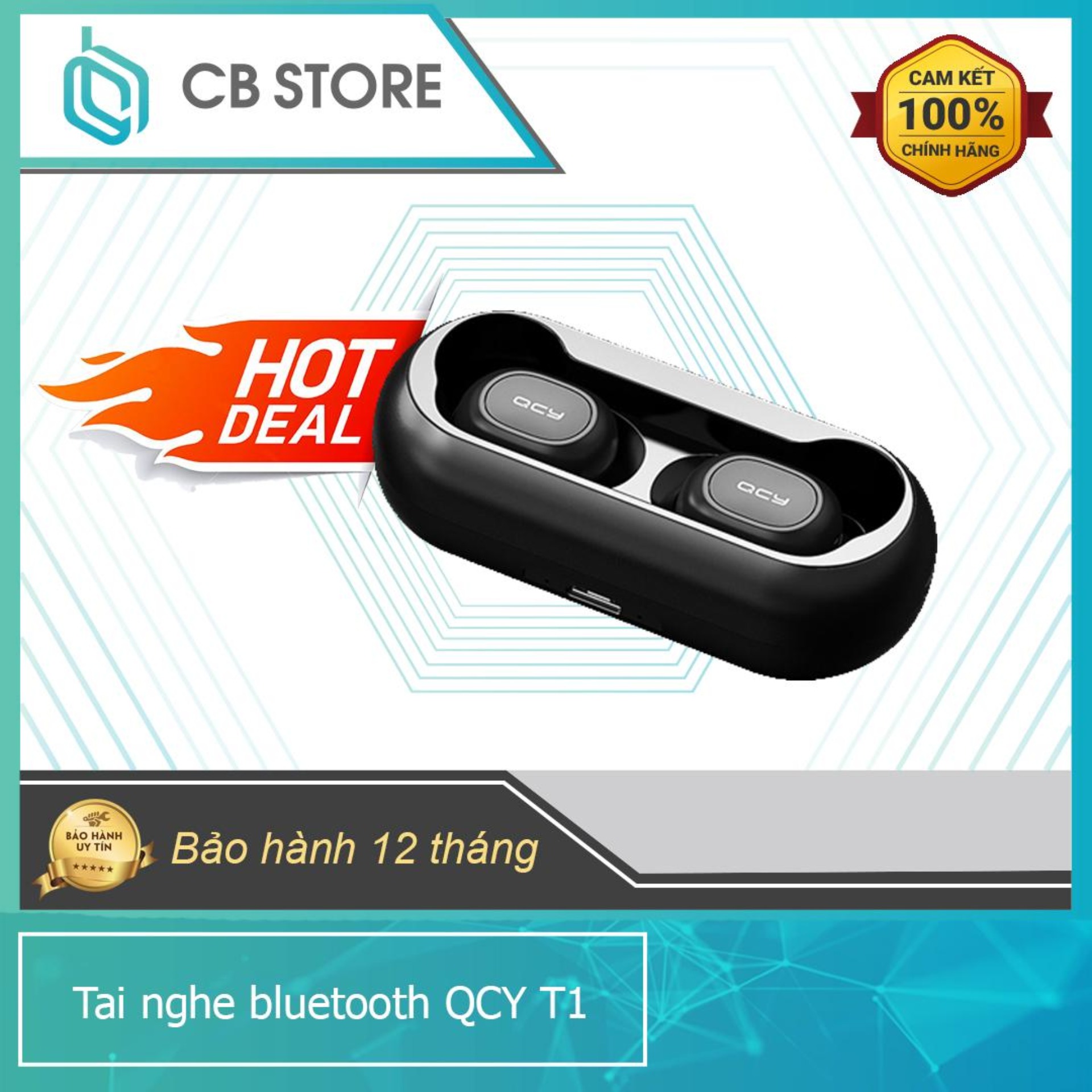 Tai Nghe Bluetooth Không Dây QCY-T1 Mini