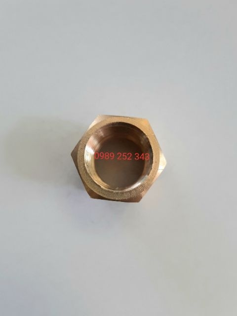 Nối ms 17mm 2 đầu ren trong 17mm