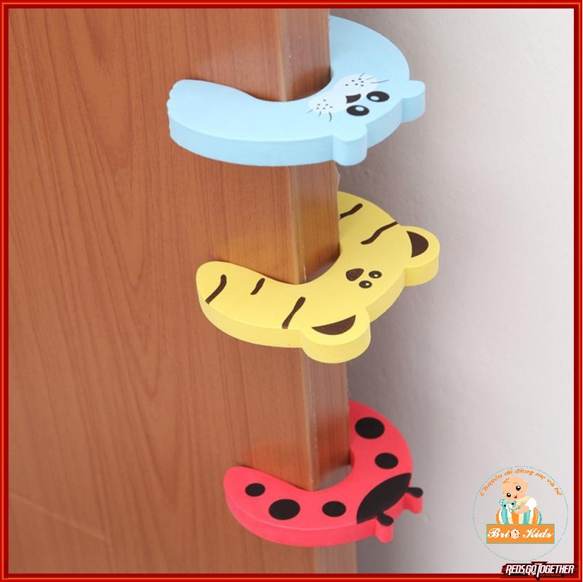 Com bo 2 miếng chặn cửa, xốp chặn cửa chống sập an toàn cho bé