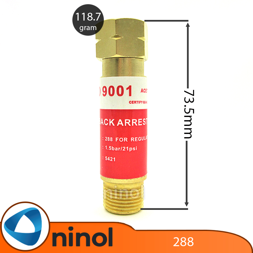 Van chống cháy ngược đá