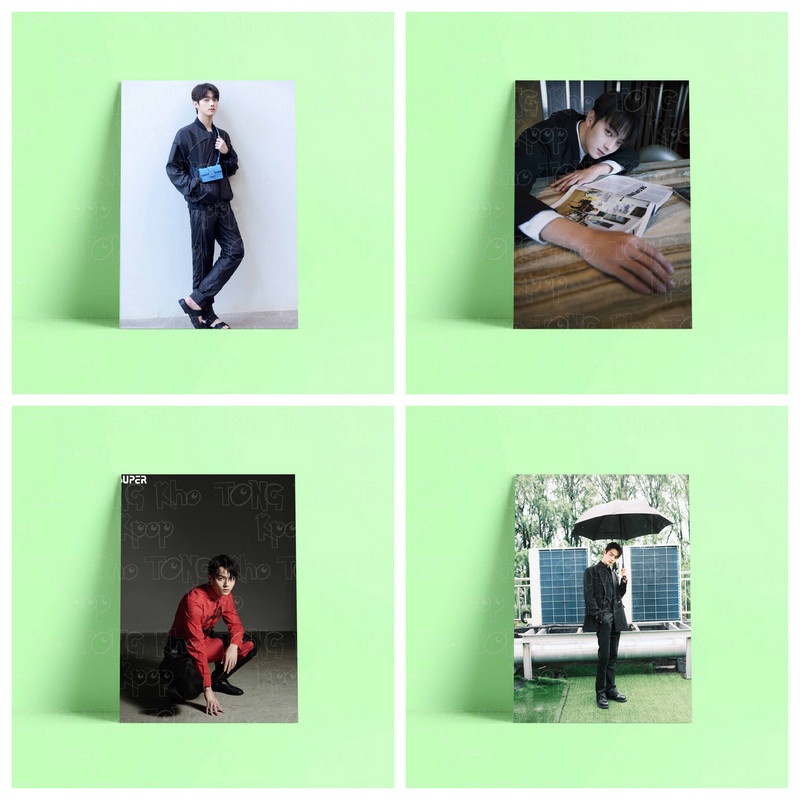 Tấm Poster cao cấp giấy 260gsm in hình HỨA KHẢI A4 thần tượng diễn viên ảnh đẹp nhiều mẫu