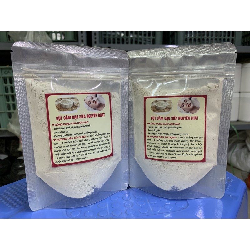 Bột cám gạo sữa non tắm và đắp mặt 1 kg mịn thơm