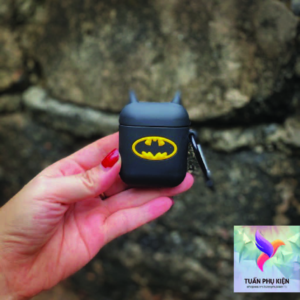 Airpods Case ⚡ Airpods Case Logo Batman Case Tai Nghe Không Dây Airpods 1/2/i11/i12