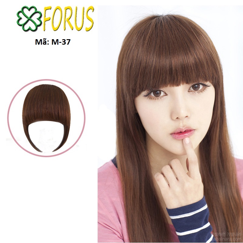 Tóc giả mái dầy có mai M37 ❤️FREESHIP❤️ tóc mái dây có mai M37, tóc mái giả