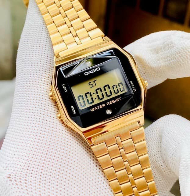 Casio A159wa N1 Casio A159 Rose Gold Đồng Hồ Casio điện Tử A159
