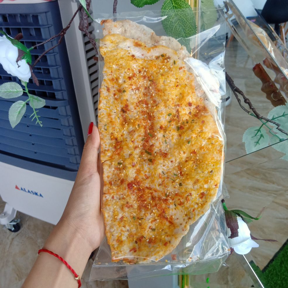 bánh tráng dừa sấy giòn ruốc bơ 25k/2 bì