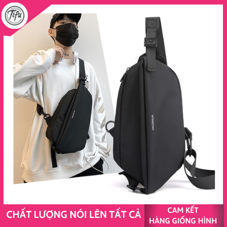 Túi đeo chéo nam TIFU 019 đa năng chống nước cao cấp đựng ipad size 37x18cm