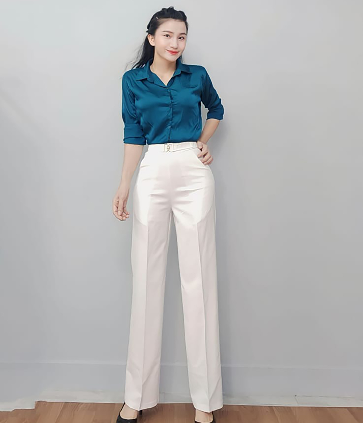 Quần tây ống Suông, quần tây nữ, quần tây công sở cao cấp, quần tây lưng cao, quần ống rộng, quần tây đẹp