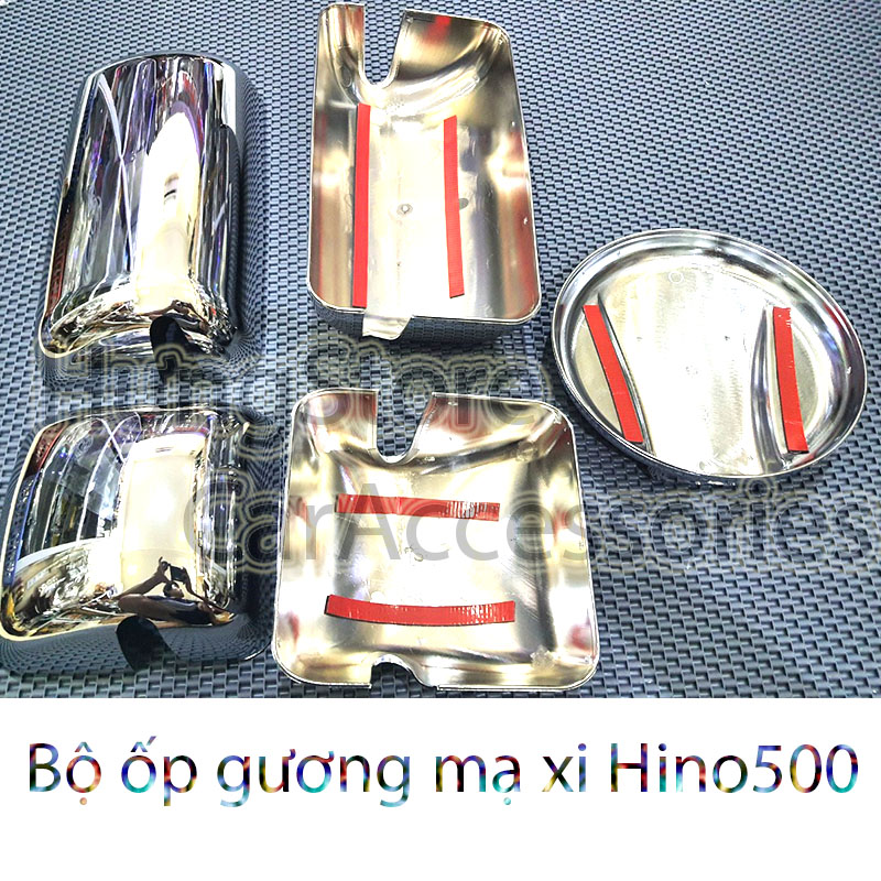Bộ ốp gương Hino 500 tay gương thẳng,dễ lắp đặt,hàng siêu bền