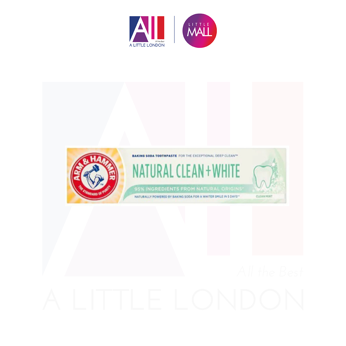 Kem đánh trắng răng Arm & Hammer Natural Clean + White 75ml