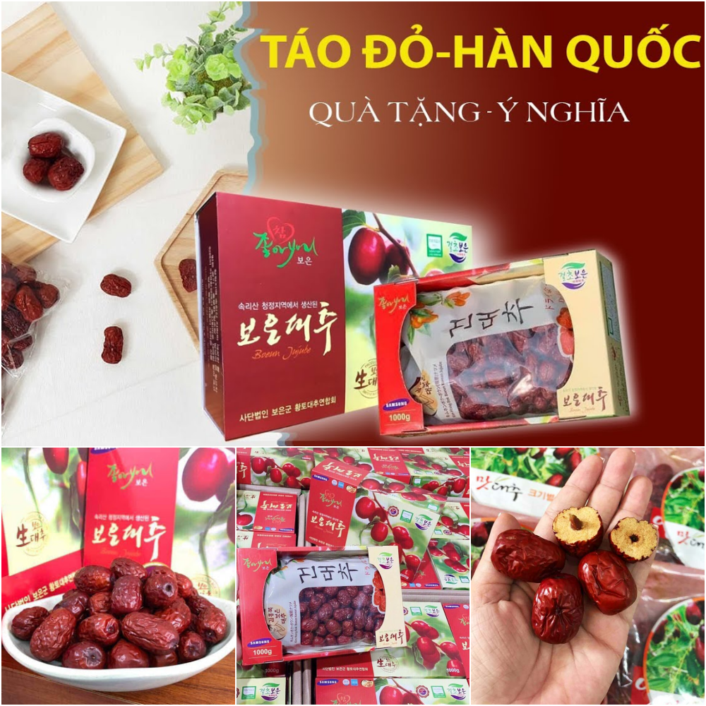 Táo Đỏ Hàn Quốc Loại xin 1kg mẫu hộp quà kèm túi xách ( táo ngọt quả đỏ đẹp đủ 1kg, cân cả hộp 1,2kg)