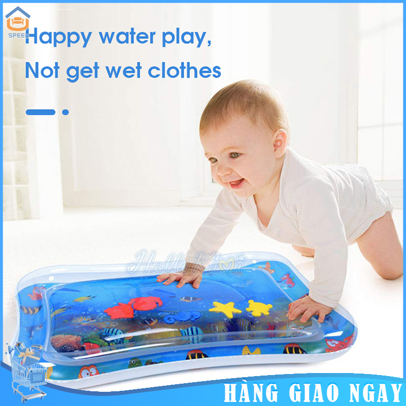 Thảm nước bơm hơi đệm em bé đệm chống rò rỉ đệm phun vui nhộn thảm chơi dưới nước cho trẻ mới biết đi trung tâm vui chơi hoạt động cho trẻ em & trẻ sơ sinh đồ chơi