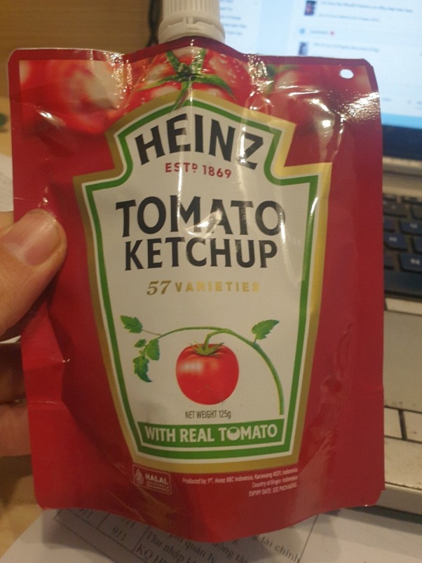 Túi tương cà chua heinz 125g/ túi nhập khẩu ndonesia