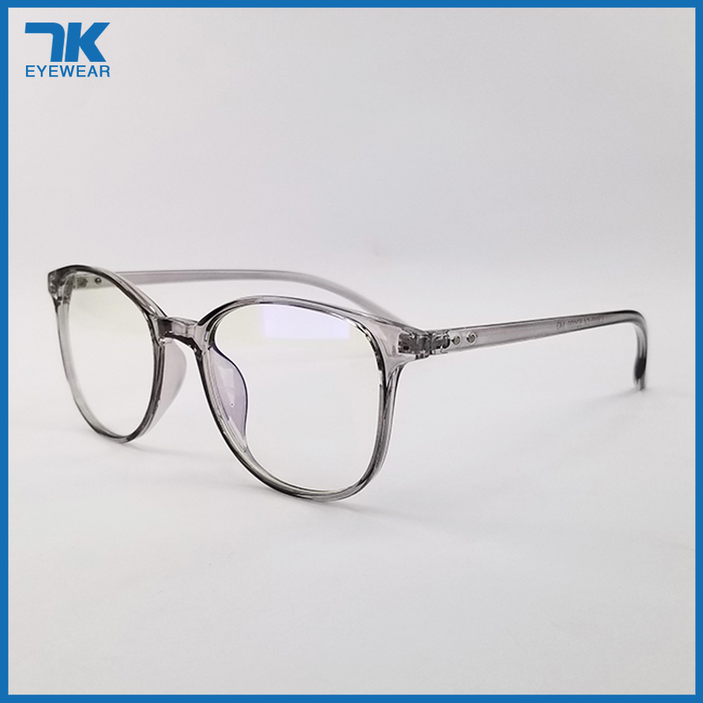 [HCM]Gọng kính tròn dẻo nam nữ mắt cận màu đen xám khói nâu hồng 3010. Tròng giả cận 0 độ chống ánh sáng xanh chống nắng chống tia UV. Eyeglasses frames for men/women. Blue-Light-Blocking-Glasses.