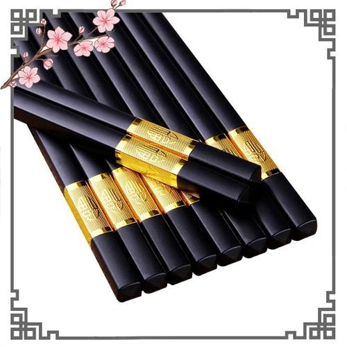 [ Combo 10 đôi ] Đũa viền vàng Hàn Quốc - luôn luôn cháy hàng.-[ 12.12 Hot Deals ]