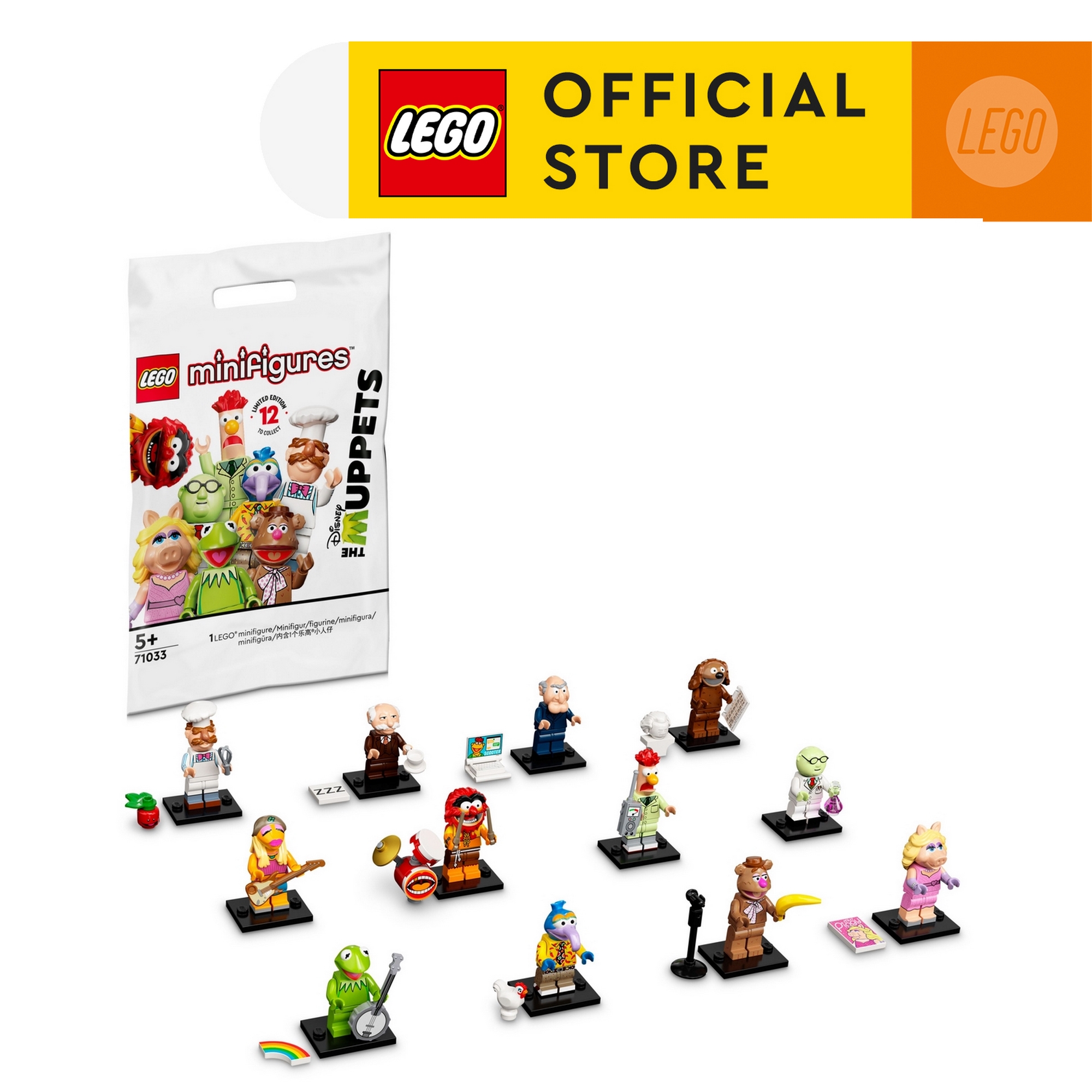Lego minifigures 71033 đồ chơi lắp ráp nhân vật lego the muppets