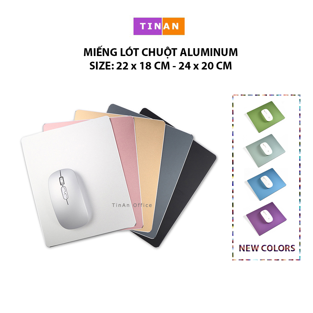 Miếng Lót Chuột Aluminum 240x200mm - Bàn di chuột nhôm