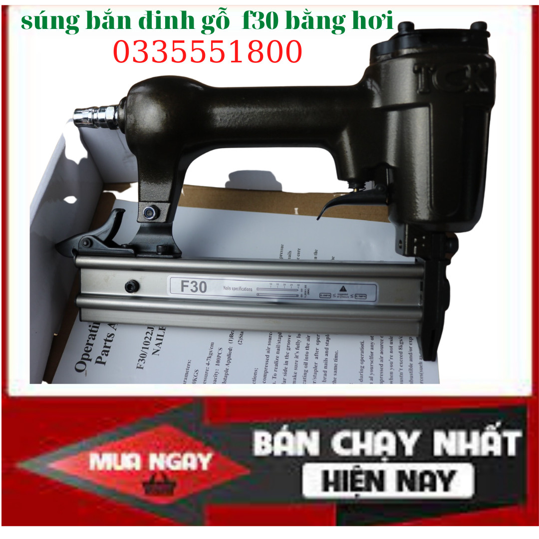 [ ẢNH THẬT_MUA 1 TẶNG 1 ] SÚNG BẮN ĐINH HƠI F30 TCK_TẶNG KÈM 1 BÌNH LỌ ĐỰNG NHỚT