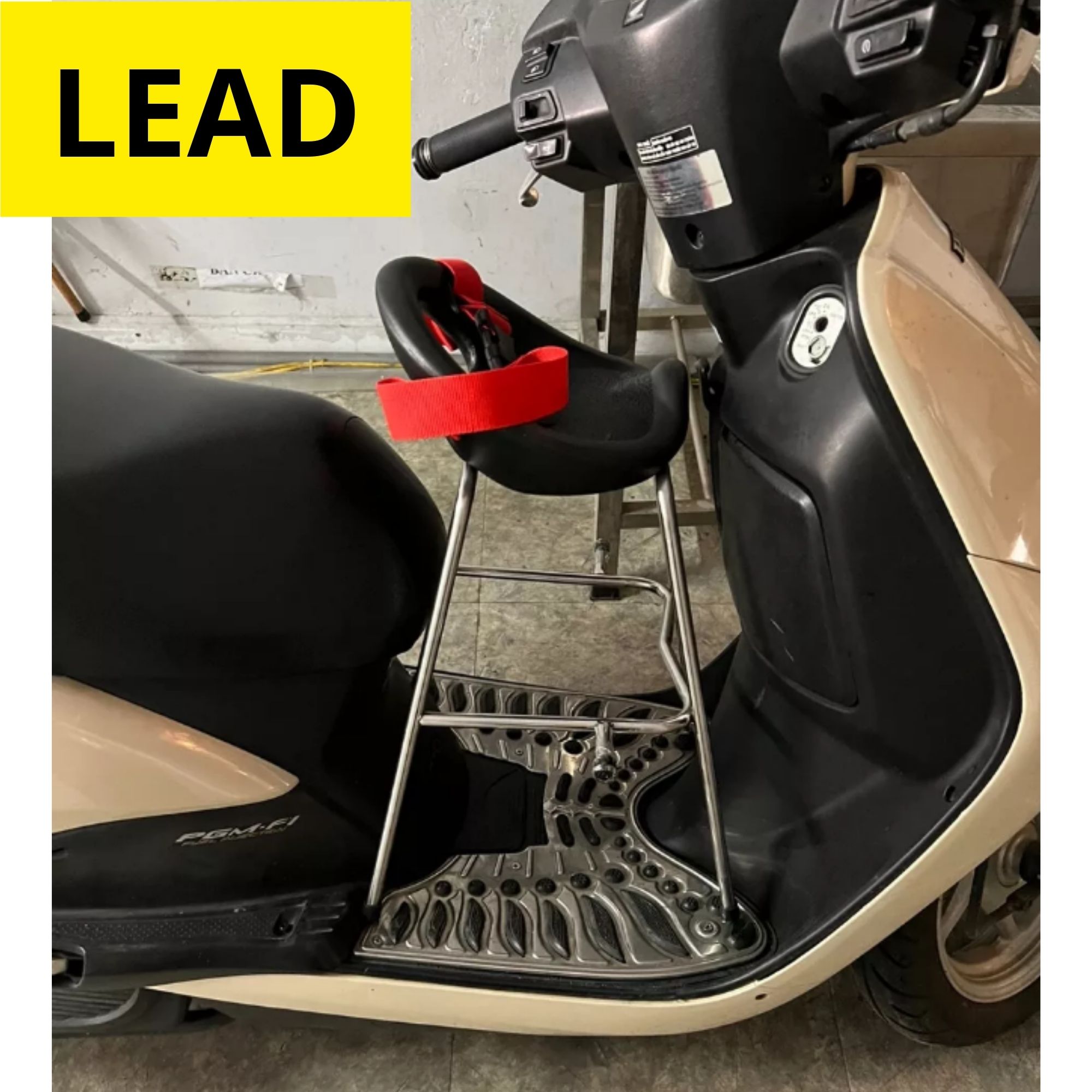 Ghế ngồi xe cho bé HCM - Lẻ = Sỉ Xe Tay Ga Yên Nhựa, Không Tựa , An Toàn Cho Bé , GHẾ ĐÔN GA YÊN NHỰA