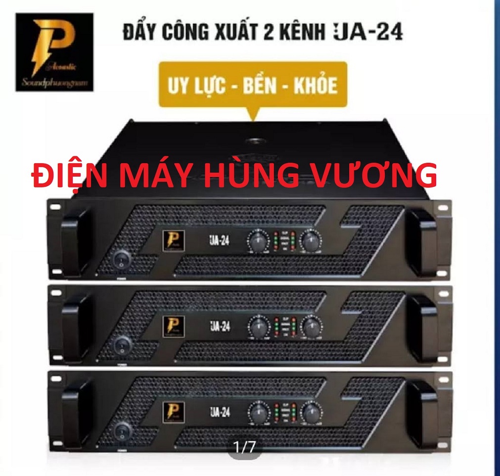 Đẩy Công Suất JA 24 hãng P-Audio Nhật Bản ,Sản xuất tại Đài Loan, 24 sò, chất lượng cao, 1400W max