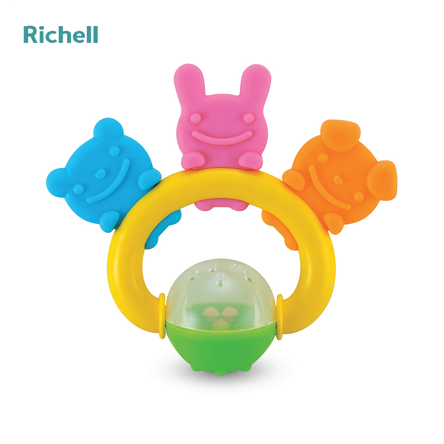 Gặm nướu xúc xắc động vật richell