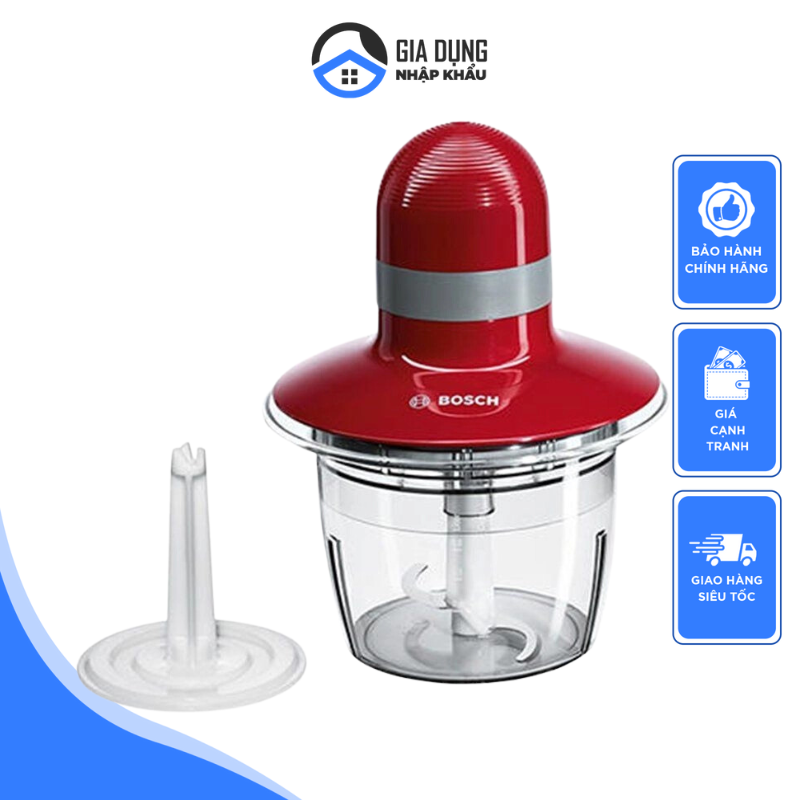 Máy xay thịt bosch mmr08r2, máy xay đồ ăn dặm cho bé, máy xay đa năng, công suất 400w, cối xay 800ml, made in slovenia, bảo hành 12 tháng