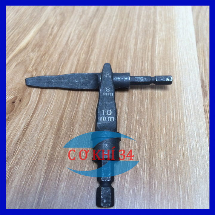 Bộ 5 Loe Ống Đồng, Bộ Lã Ống Đồng Bằng Khoan Chuôi Lục Giác