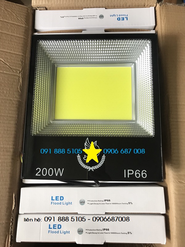 Đèn pha led cob, đèn led ngoài trời, đèn led sân vườn, đèn led sân bóng, đèn led bảng hiệu , đủ công suất 200w