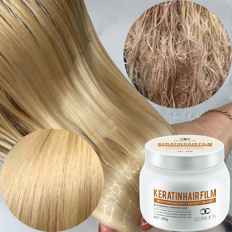 Ủ tóc, ủ tóc keratin nuôi dưỡng giữ ẩm tóc，Ủ tóc keratin，Uốn nhuộm hư tổn，Xơ và khô，Chẻ ngọn và rối，chẻ ngọn, mềm mại suôn mượt，bổ sung protein, lưu hương lâu dài