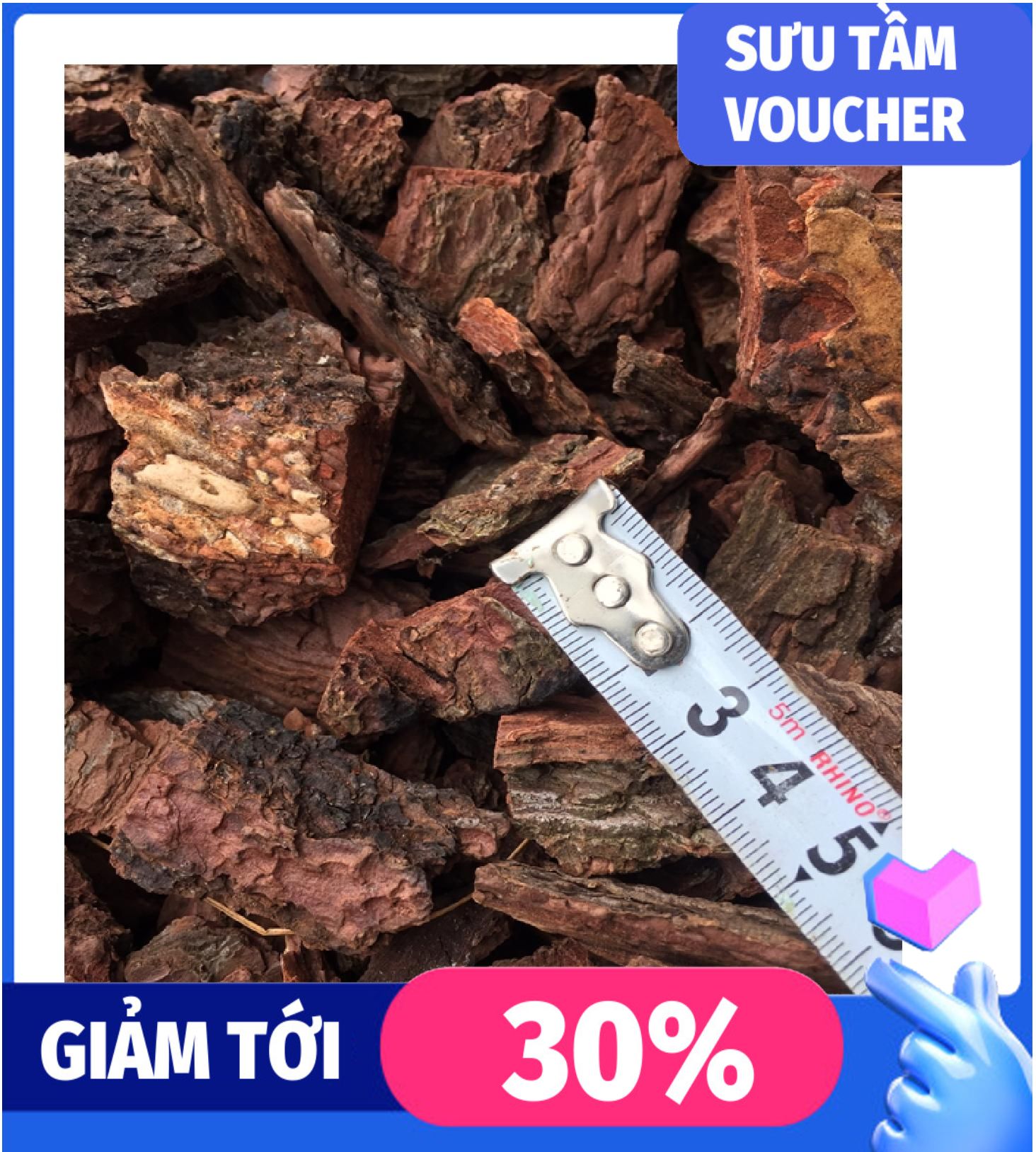 Vỏ Thông băm trồng Lan 5 kg, Vỏ cây thông là giá thể trồng lan bám rể rất tốt, giữ ẩm cao lâu mục, nhiều miếng to, nhỏ, mỏng và dày