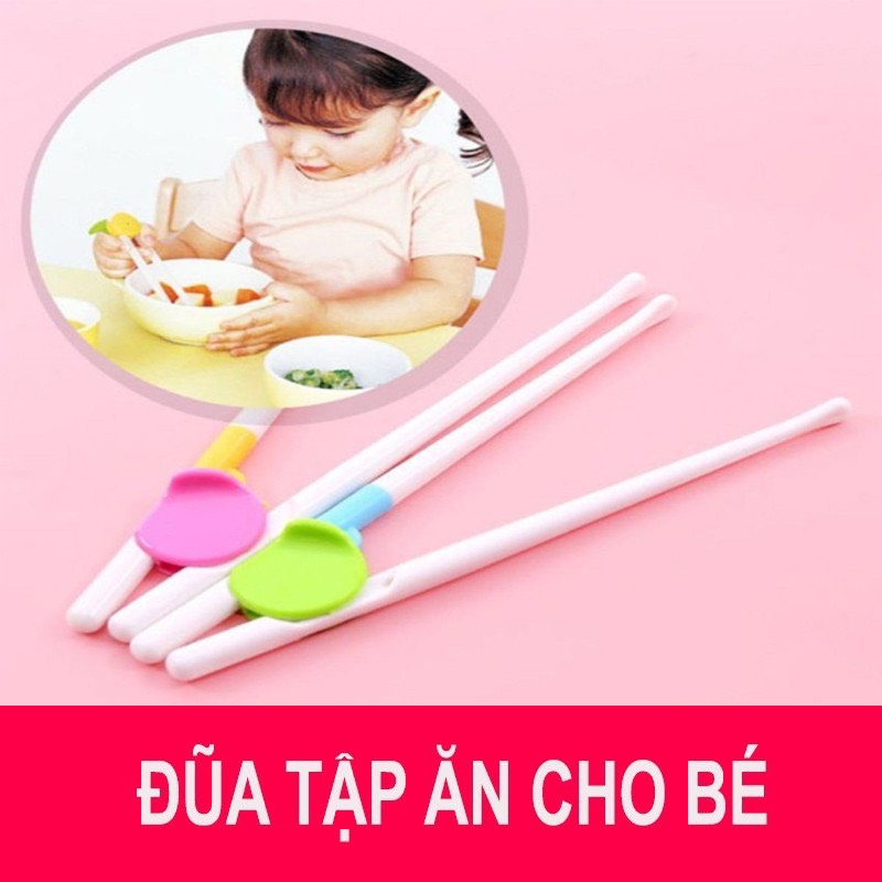 Đũa tập ăn dặm kiểu nhật dễ dàng sử dụng tạo thích thú cho bé khi ăn