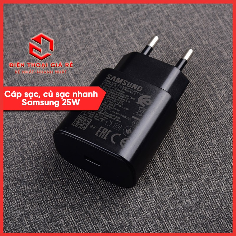 Cáp củ sạc nhanh Samsung 25W - [Giá rẻ tại Hà Nội Củ sạc samsung]