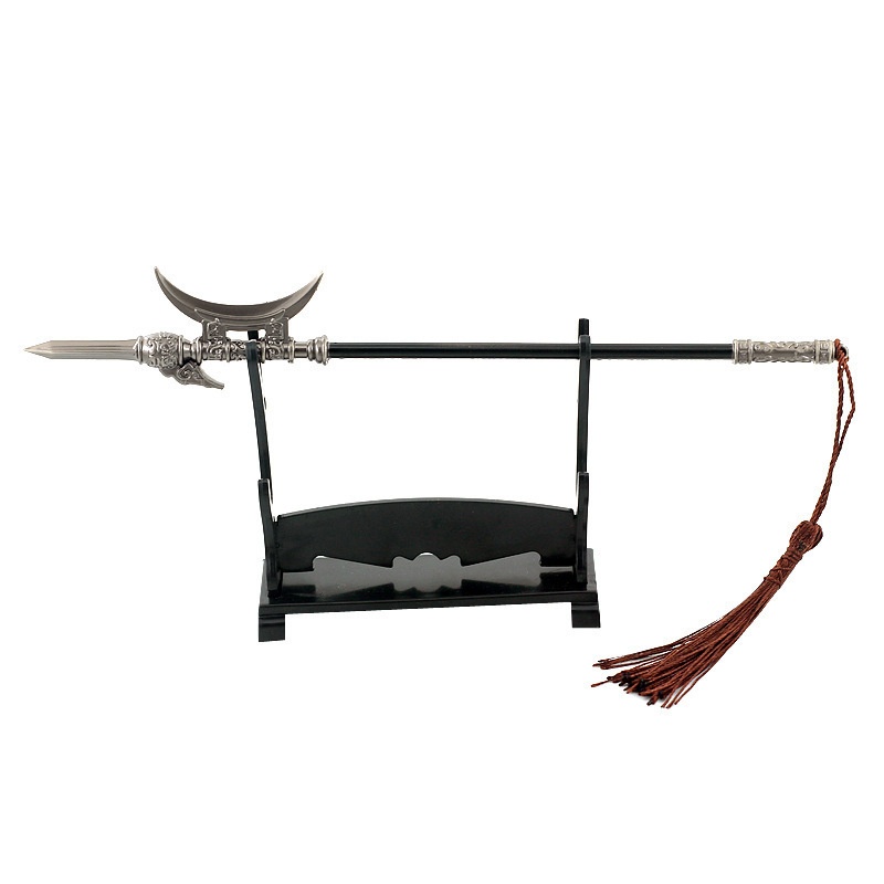 Mô hình Phương Thiên Họa Kích của Lữ Bố trong Tam Quốc chất liệu hợp kim dài 22cm.