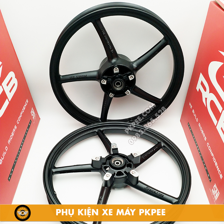 Mâm, Vành Đúc RCB 5 Cây Exciter 150 Chính Hãng Malaysia - Bản 1.6 - 1.85