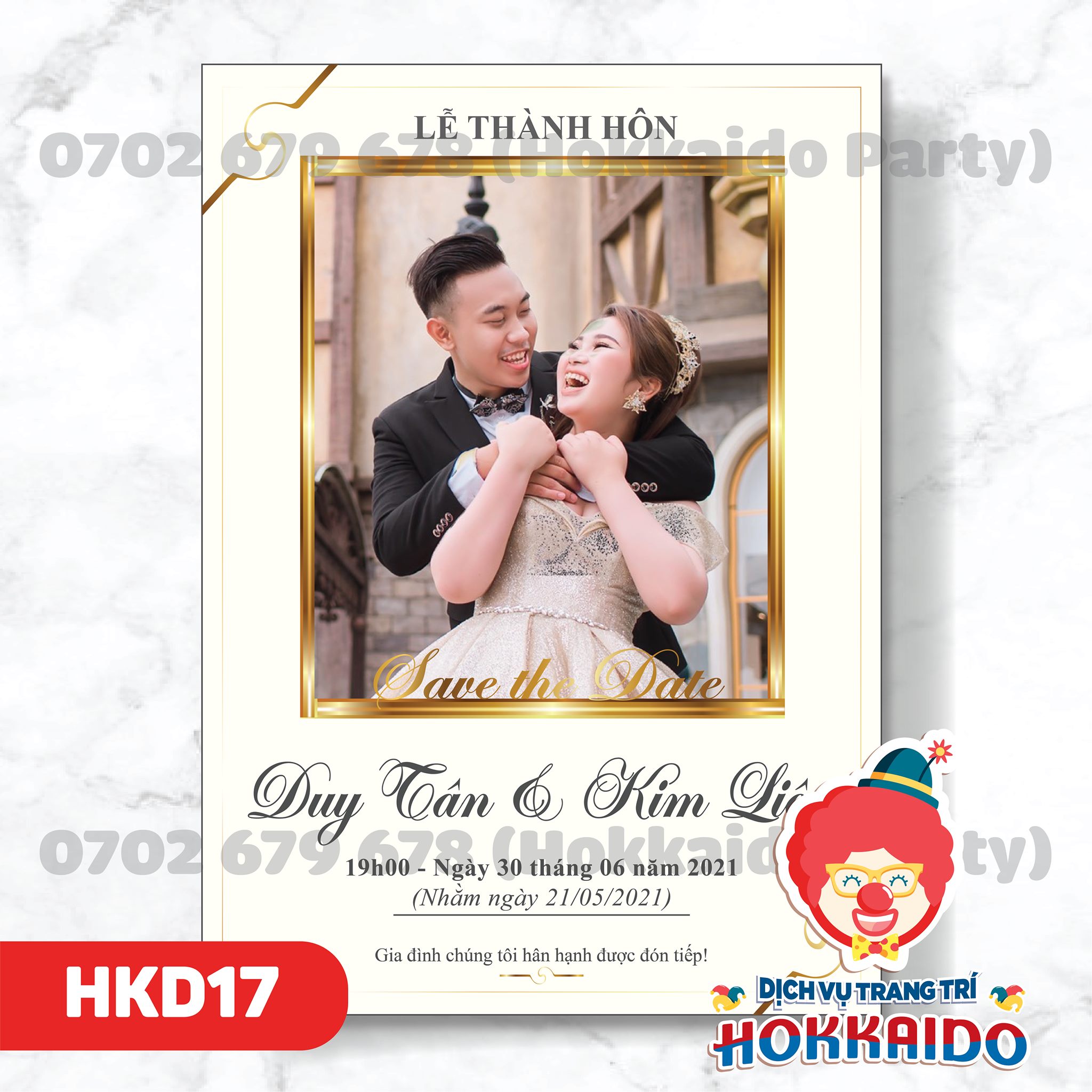 Bảng để cổng cưới