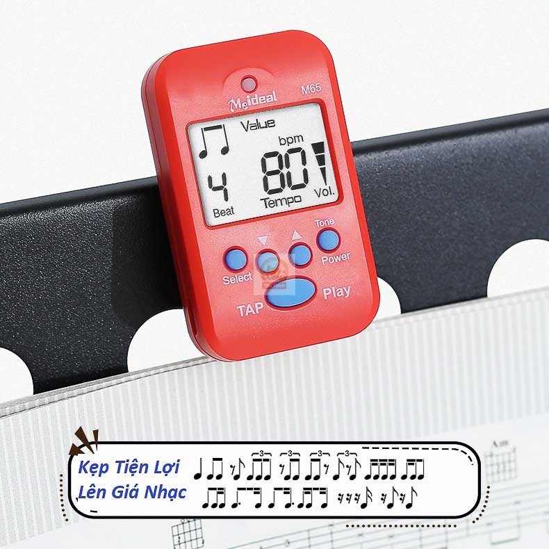 [HCM]MÁY GÕ NHỊP METRONOME - TUNER | MUSEDO MT50 | MEIDEAL M50 - GUITAR VIOLIN UKULELE...