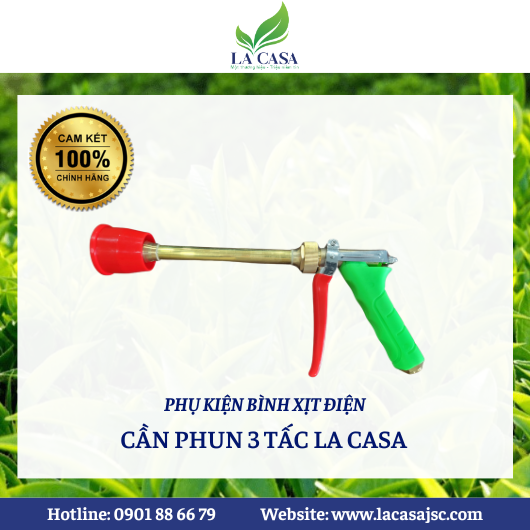 Cần phun 3 tấc lacasa