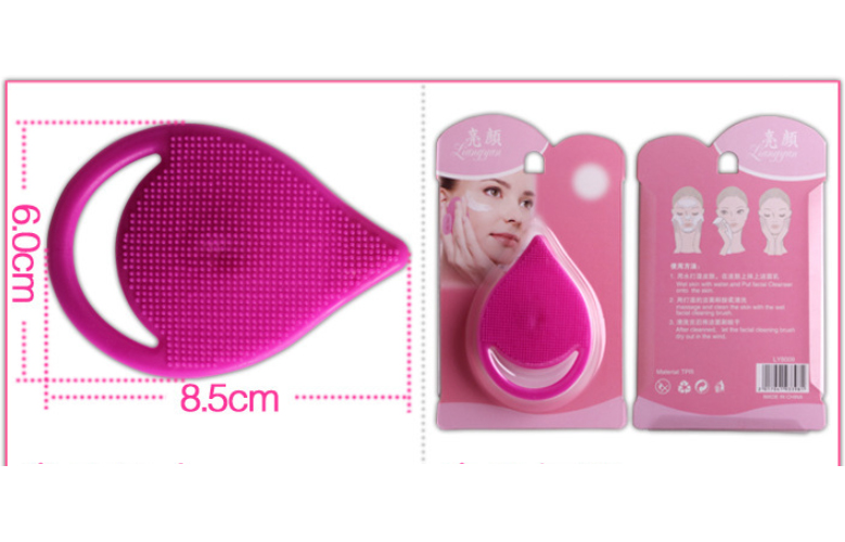 Miếng silicon rửa mặt giao mầu ngẫu nhiên