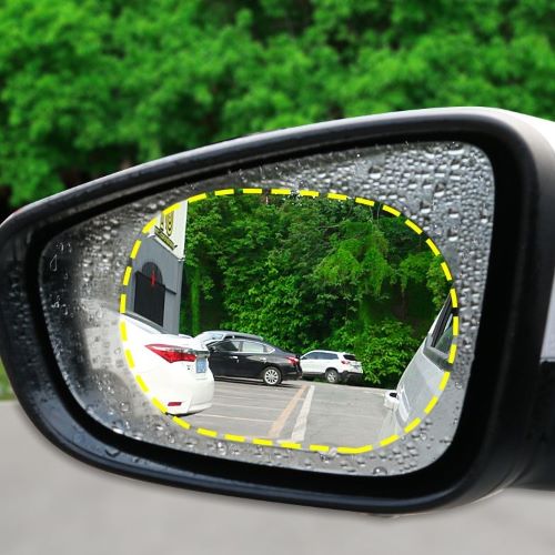 [HCM]MIẾNG DÁN CHỐNG ĐỌNG NƯỚC MƯA GƯƠNG CHIẾU HẬU XE HƠI HÌNH OVAN